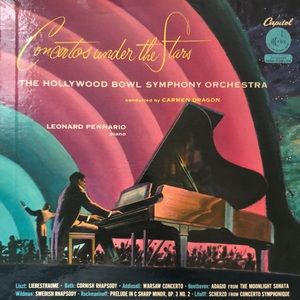 Leonard Pennario At Piano Hollywood Bowl Sym. Orchestra Vinyl Lp